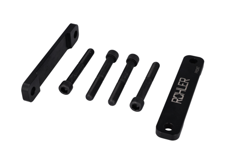 Brake caliper adaptor brackets front upgrade to 350MM disc. Porsche 996TT / 996 C4S - 3604109601 - AP996TT425, AP-996TT-425